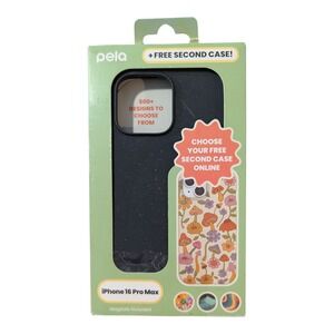 C2-U‎ Pela Phone Case with MagSafe for Apple iPhone 16 Pro Max Black ⬇️